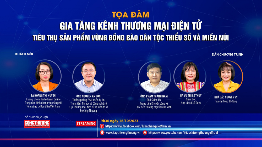 Gia tăng kênh thương mại điện tử, tiêu thụ sản phẩm vùng đồng bào dân tộc thiểu số và miền núi