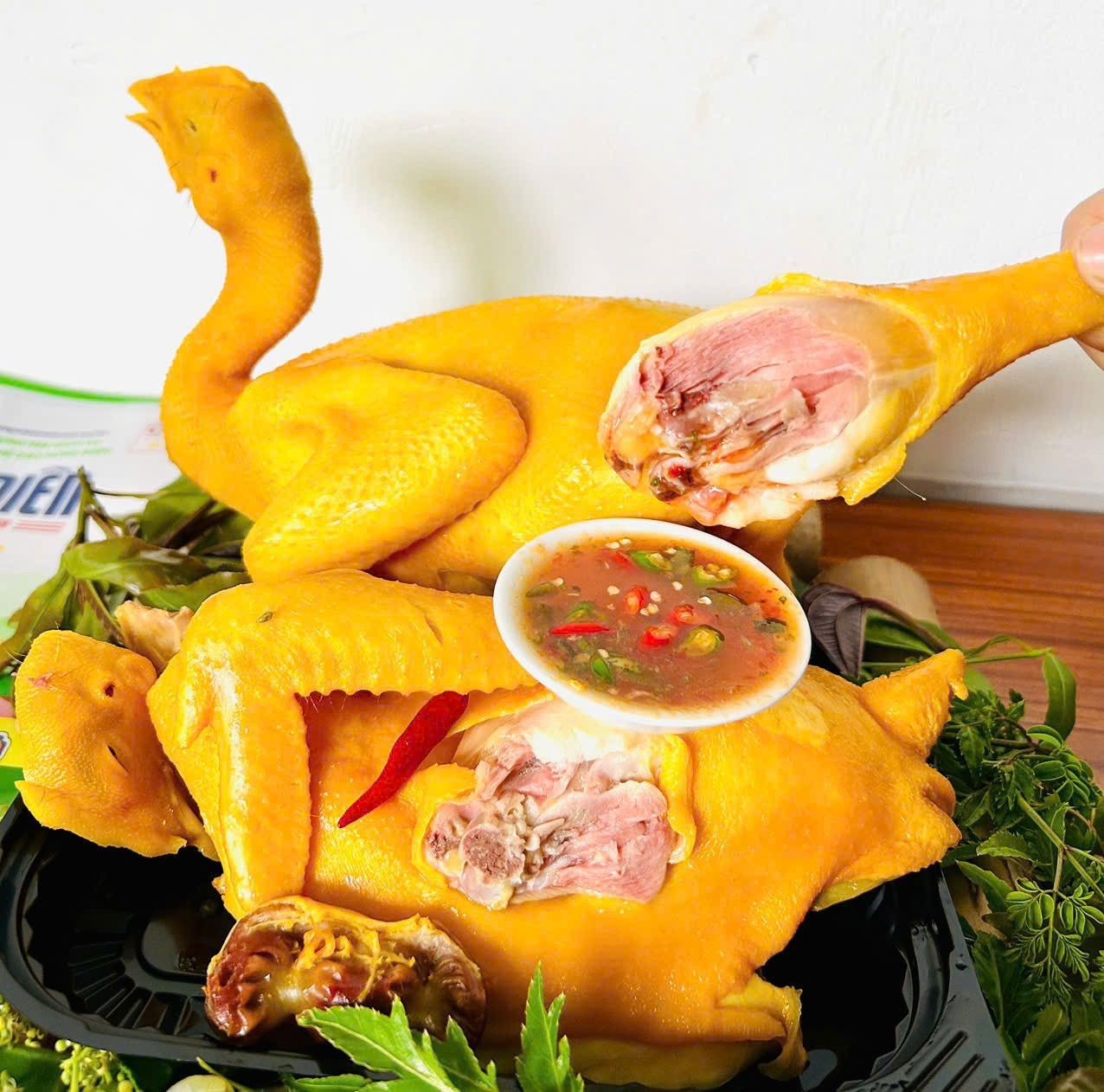 Gà đồi muối hong khô Hà Giang