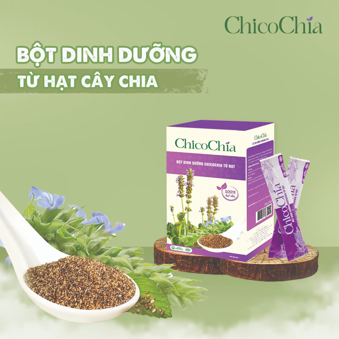 Hộp Bột Dinh Dưỡng Từ Hạt Chia ChicoChia - 240Gram