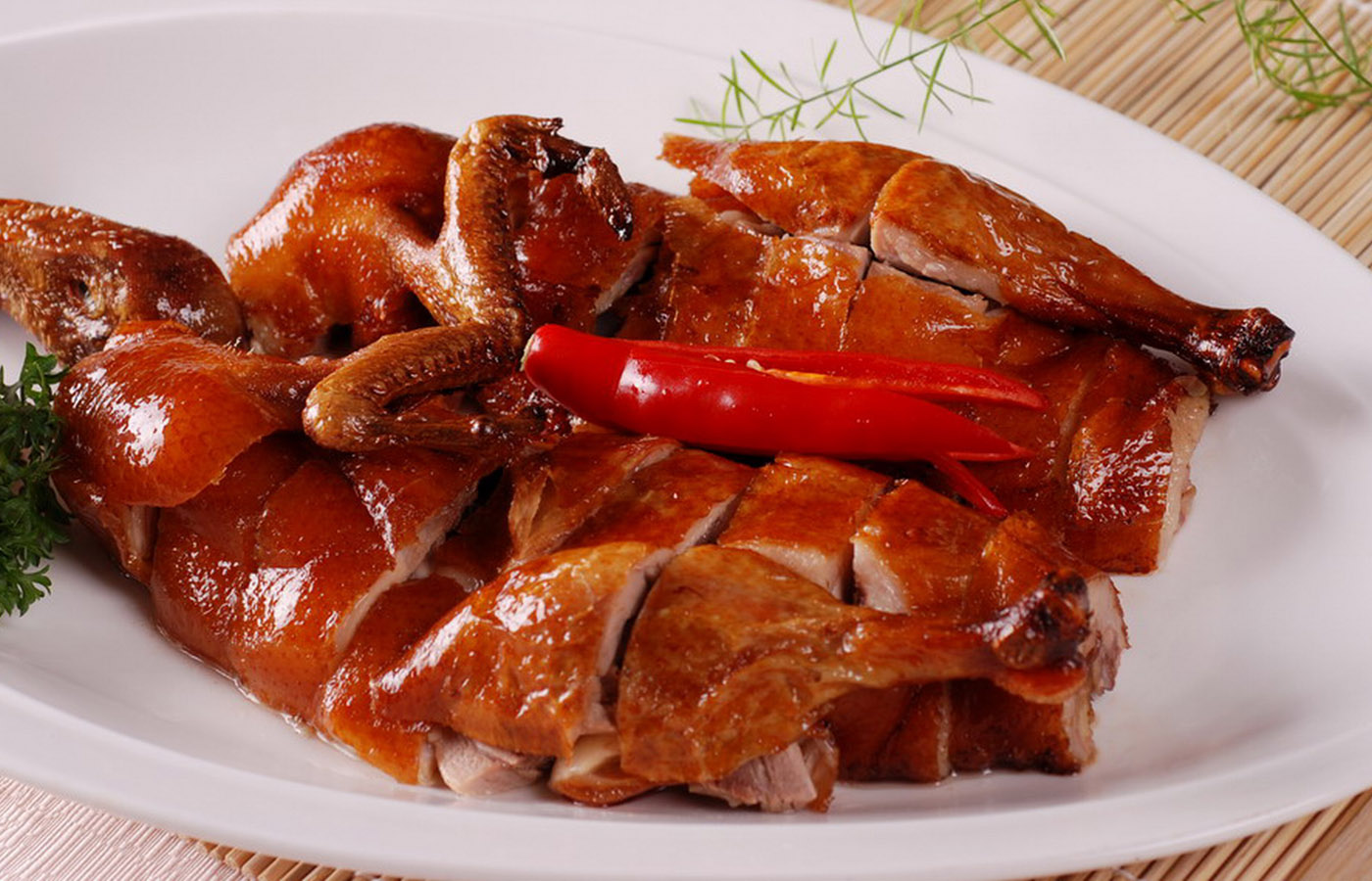 Gà ủ xì dầu