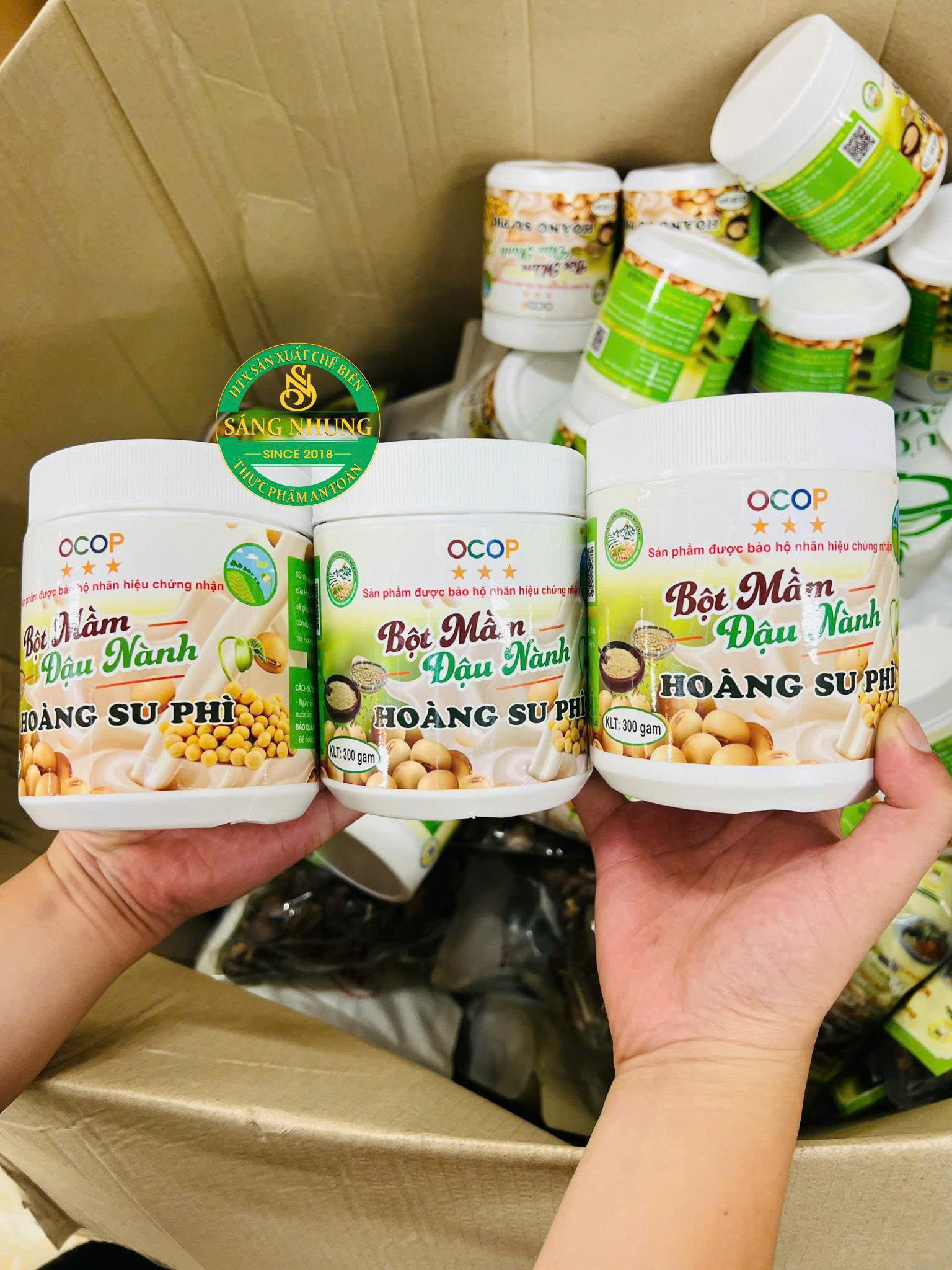Bột mầm đậu nành