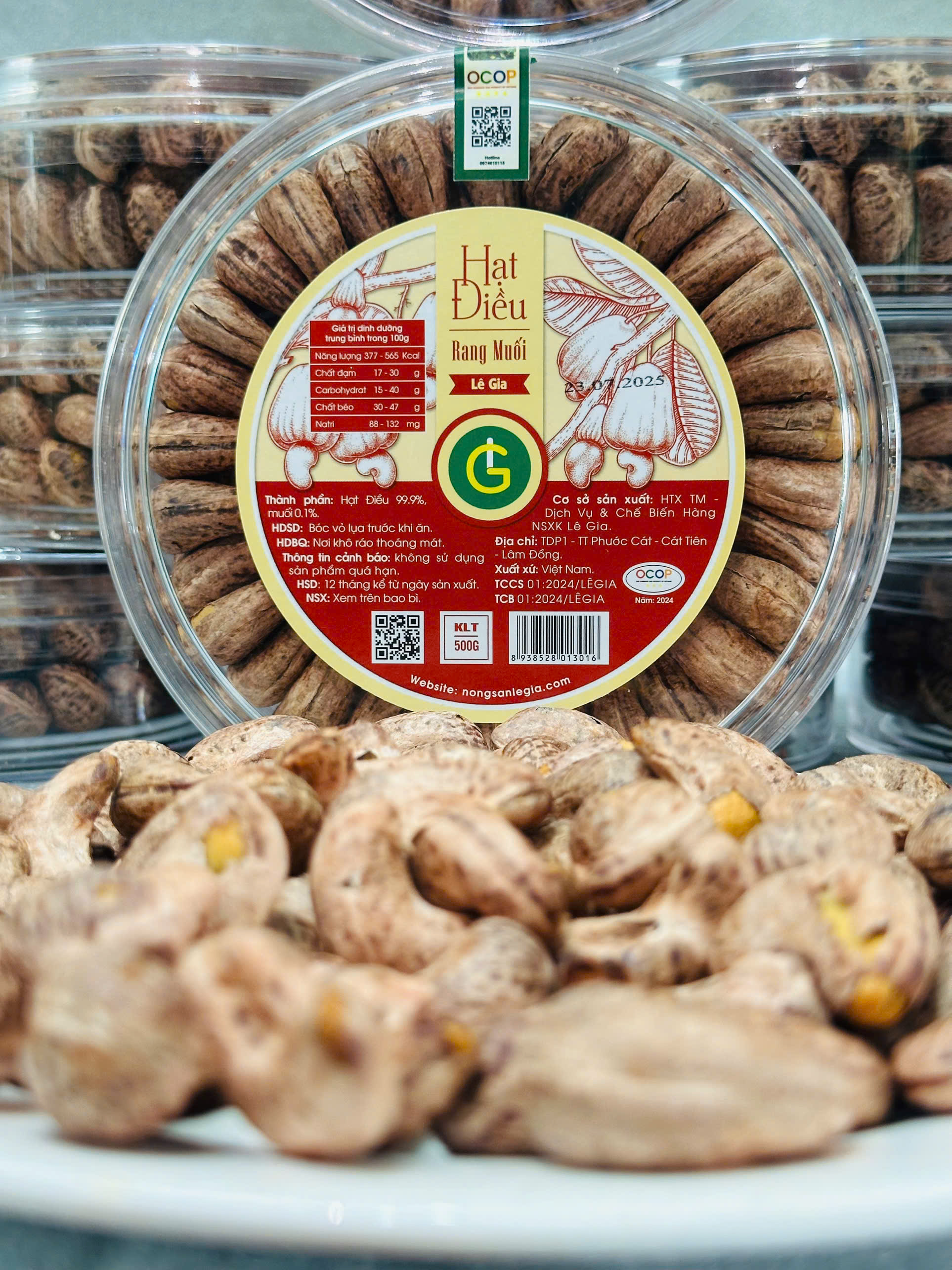 Hạt điều rang muối Lê Gia