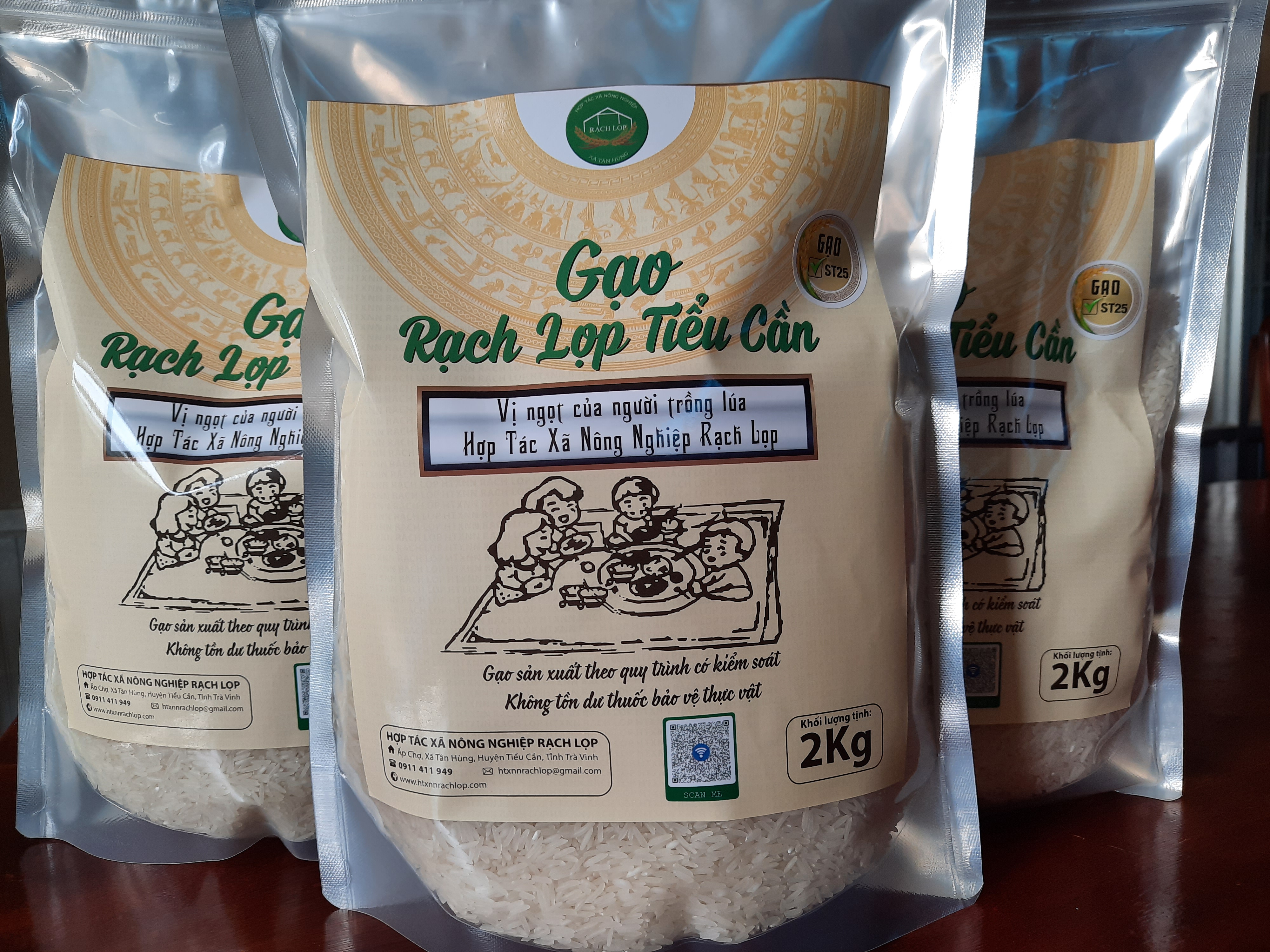 Gạo Rạch Lọp Tiểu Cần