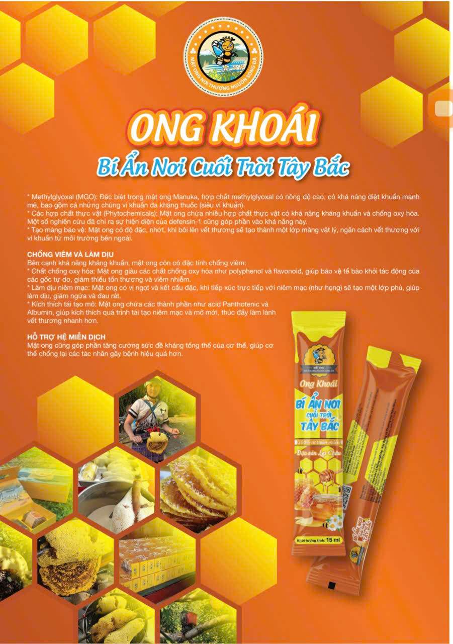 Mật ong khoái 500ml