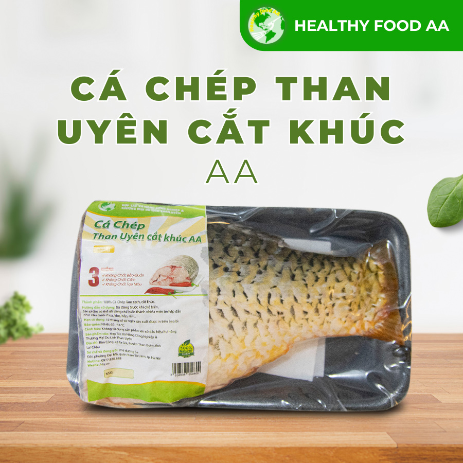 Cá Chép Than Uyên Cắt Khúc AA